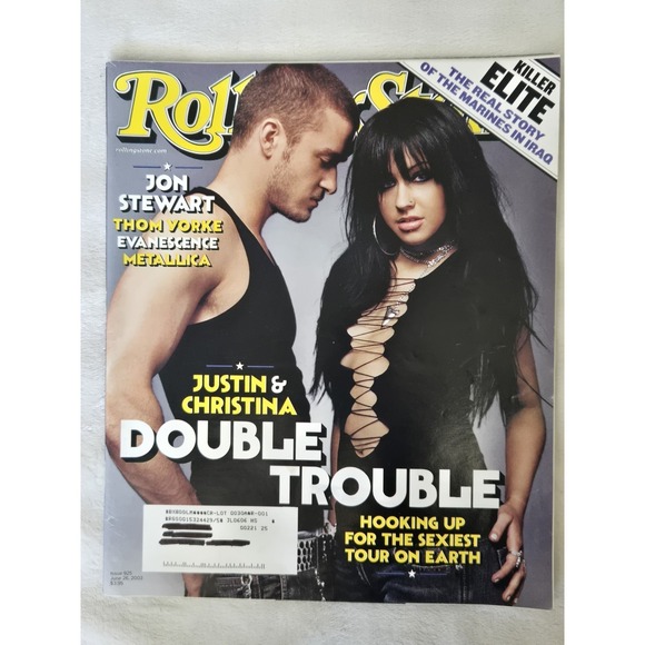 Other - Rolling Stone Justin Timberlake & Christina Aguilera June 26, 2006 Issue # 925‎